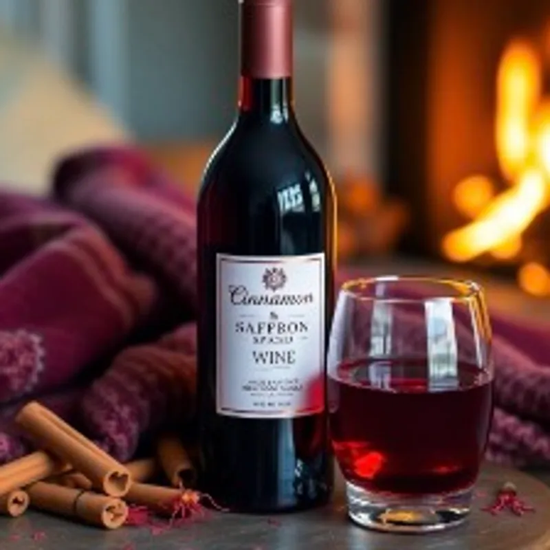 Saffron & Cinnamon Spiced Wine image